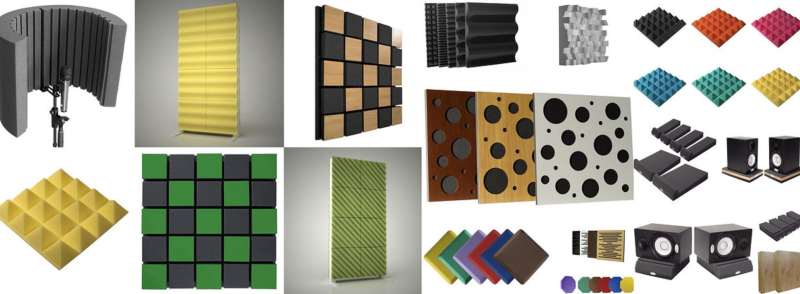 Акустическая коррекция-акустический поролон и акустические панели Ecosound