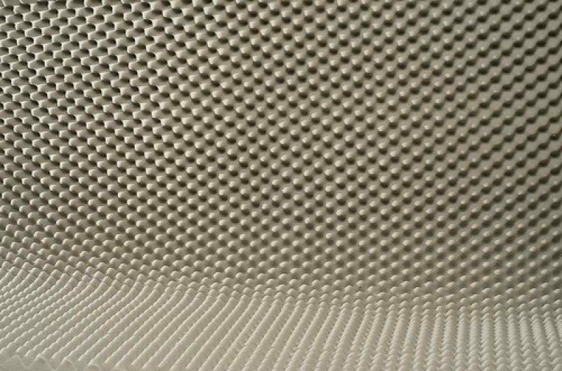 Pianka akustyczna fala 1m x 1m x 50mm jasnoszara