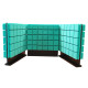 Ecosound Tetras Green 60x60 cm acoustic desk screens 3 pcs.