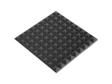 Acoustic foam panel Ecosound pyramid 20mm Mini 50x50cm Colour black