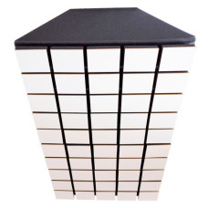 Pułapka basowa Bass trap TETRAS WOOD WHITE 1000x500x180 mm kolor biały