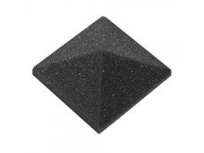 Acoustic foam Ecosound pyramid 30mm Micro, 5x5cm Colour black graphite
