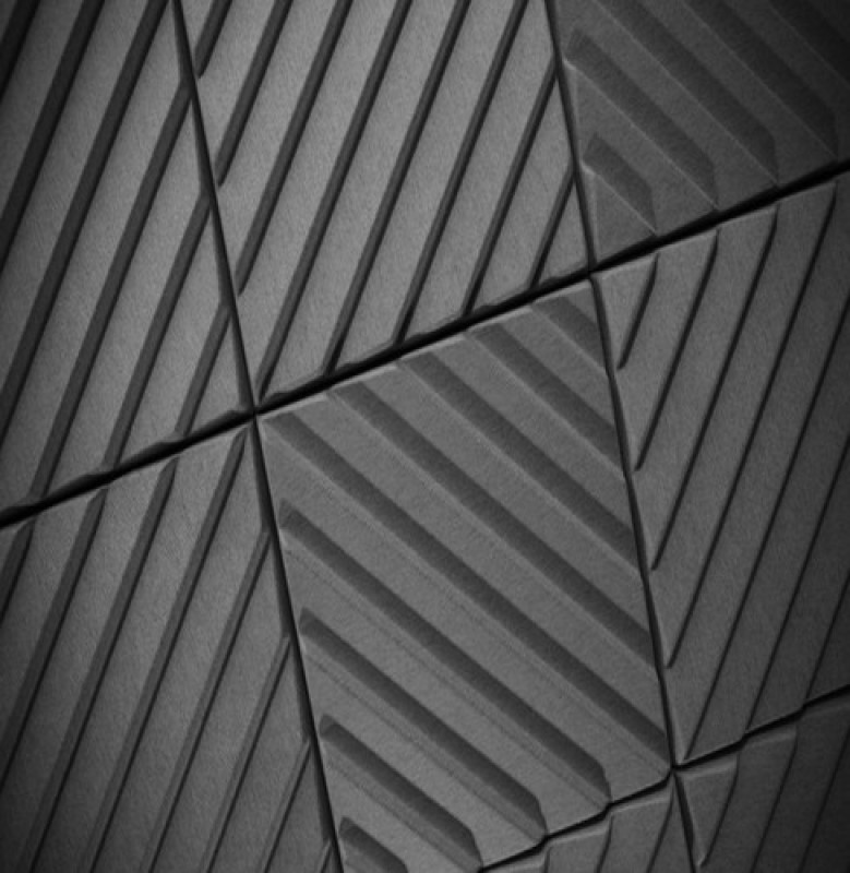 Акустическая панель Acoustic Wave 50мм, 50х50 см (на фото 4 шт)