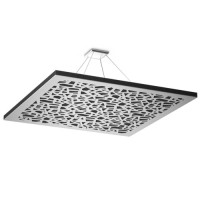 Akustyczne wiszące panele pochłaniające dźwięk Quadro EcoWave White