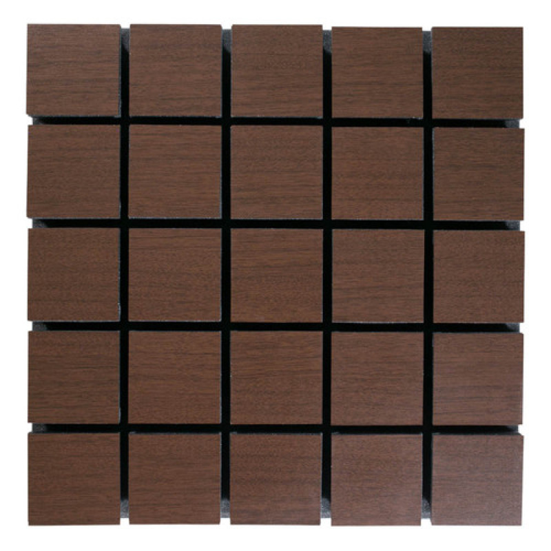 Акустическая панель Ecosound Tetras Wood Brown 50x50см 53мм цвет коричневый