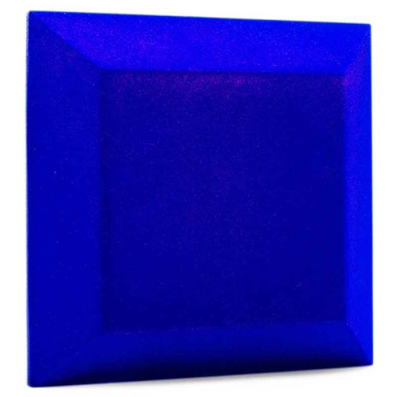 Бархатная акустическая панель Ecosound Velvet Blue 25х25см 50мм. Цвет синий