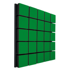 Акустическая панель Ecosound Tetras Wood Green 50x50см 53мм цвет зелёный