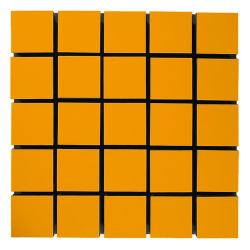 Акустическая панель Ecosound Tetras Wood Orange 50x50см 73мм цвет оранжевый