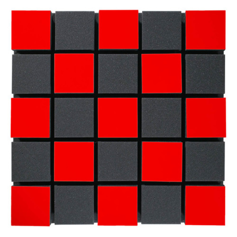 Акустическая панель Ecosound Tetras Acoustic Wood Red 50x50см 53мм Цвет красный