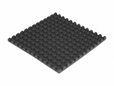 Cellular foam wave Ecosound thickness 30mm, 1m x 1m Colour black graphite