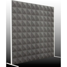 Panel akustyczny Ecosound Acoustic Pyramid 200х200 cm kolor czarny grafit