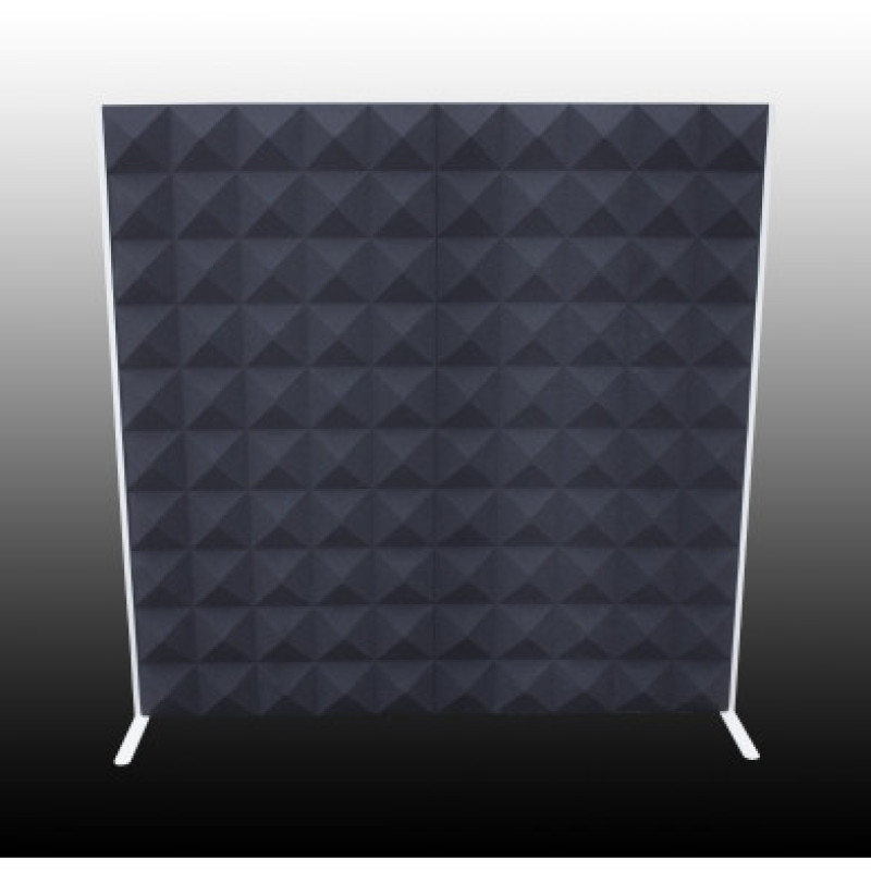 Panel akustyczny Ecosound Acoustic Pyramid 200х200 cm kolor czarny grafit