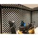 Acoustic foam panel Ecosound Tetras Black 100x200cm, 50mm, black