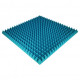 Панель из акустического поролона Ecosound Pyramid Color 70 мм 100x100 см синяя