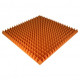 Панель из акустического поролона Ecosound Pyramid Color 70мм 100x100см оранжевая
