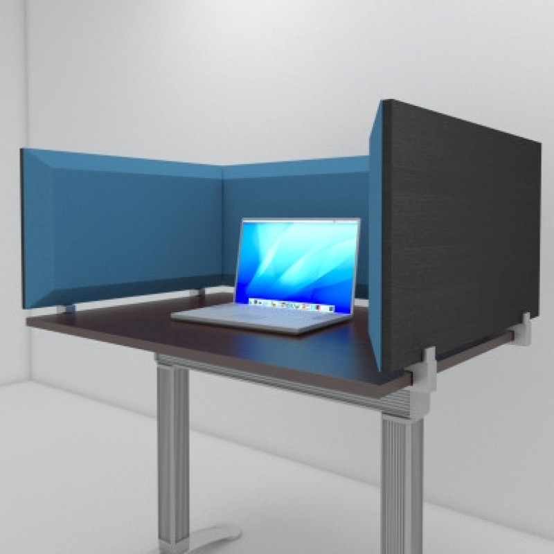 Biurkowa akustyczna ścianka dla biurek Desktop Acoustic Screen Color U-Type