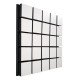 Акустическая панель Ecosound Tetras Wood White 50x50см 33мм цвет белый