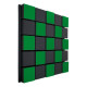 Акустическая панель Ecosound Tetras Acoustic Wood Green 50x50см 33мм зелёный
