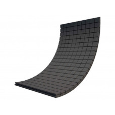 Acoustic foam panel Ecosound Tetras Black 100x200cm, 20mm, black