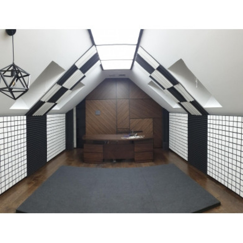 Acoustic foam panel Ecosound Tetras Black 50x50cm, 20mm, black