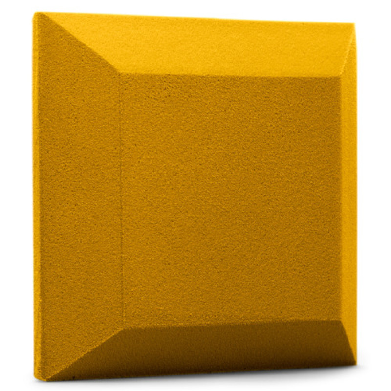 Velvet acoustic panel Ecosound Velvet Gold 25x25cm 50mm. Colour gold