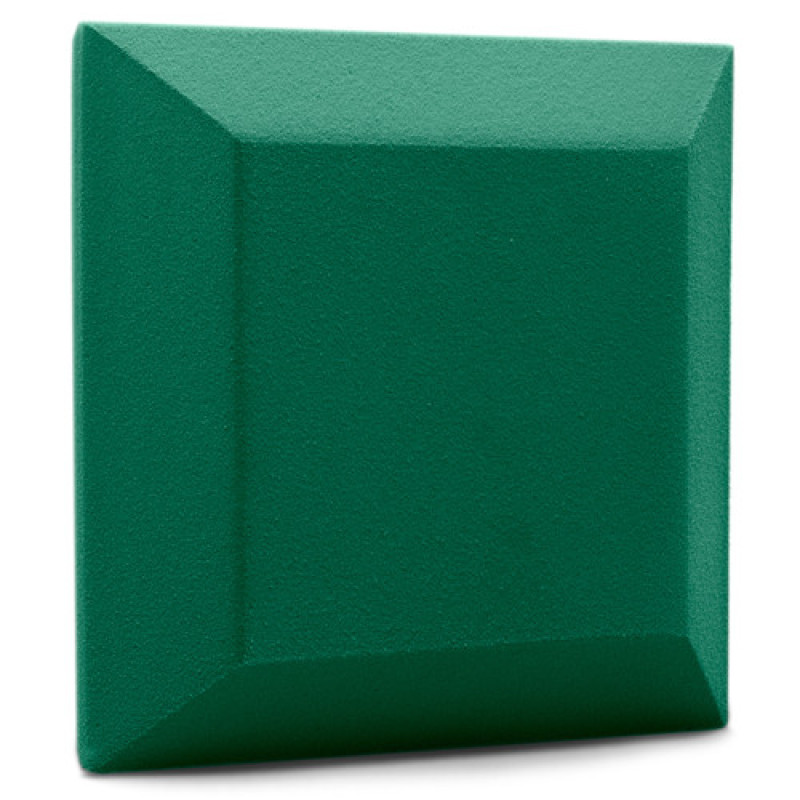 Panel akustyczny Ecosound Velvet Kelly green 25x25cm 50mm. Zielony