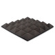 Ecosound Pyramid Velvet Black 250x250x25mm acoustic foam panel