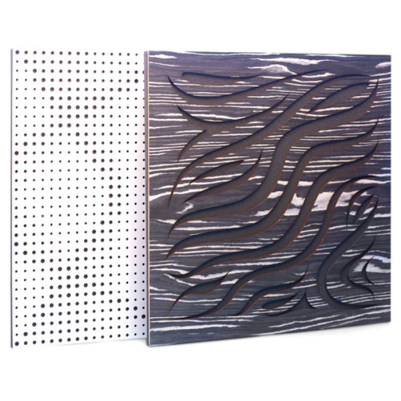 Акустическая панель Ecosound Chimera Ebony&Ivory 50x50см 33мм цвет черно-белый