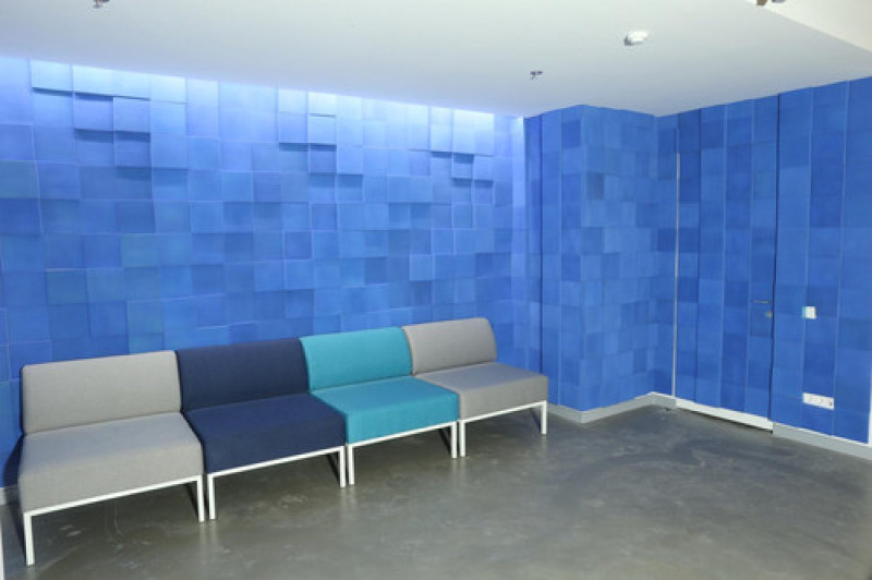 Acoustic foam panel Ecosound Pattern light gray 60mm, 60x60cm grey