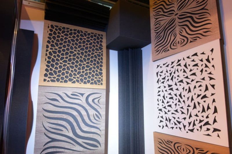 Acoustic panel Ecosound EcoWave Ebony&Ivory 50x50cm 33mm black-and-white