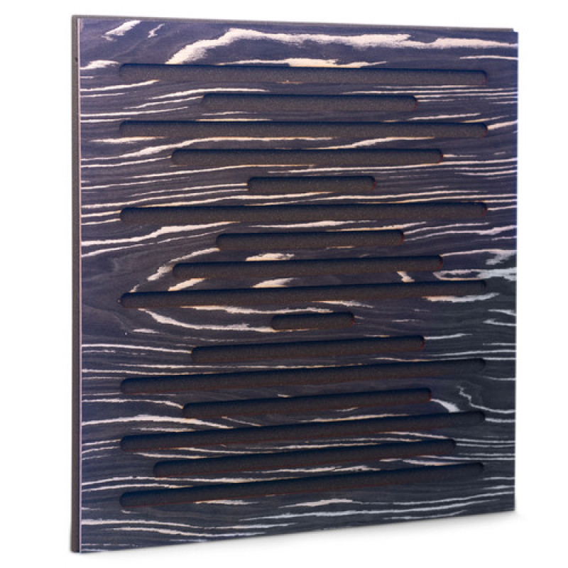 Acoustic panel Ecosound EcoWave Ebony&Ivory 50x50cm 33mm black-and-white