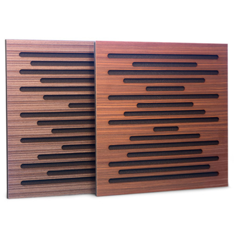 Acoustic panel Ecosound EcoWave Ebony&Ivory 50x50cm 33mm black-and-white