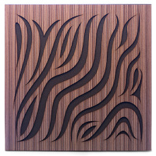 Акустическая панель Ecosound Chimera Venge Contrast 50x50см 33мм цвет коричневый