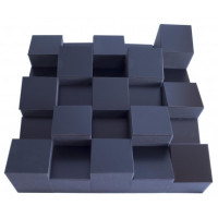 Acoustic diffuser diffuser Ecosound Ecodiff Foam Black 500x500x150mm