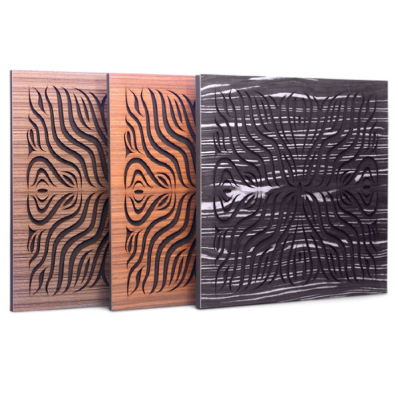 Акустическая панель Ecosound Chimera F Venge Contrast 50x50см 73мм Коричневый