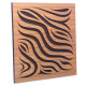 Акустическая панель Ecosound Chimera Zebrano 50x50см 73мм цвет крем