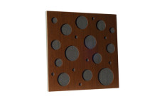 Акустическая панель Ecosound EcoBubble brown 50х50 см 33мм цвет коричневый