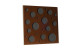 Акустическая панель Ecosound EcoBubble brown 50х50 см 73мм цвет коричневый