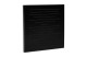 Acoustic panel Ecosound EcoPulse black 50x50 cm 73mm Black