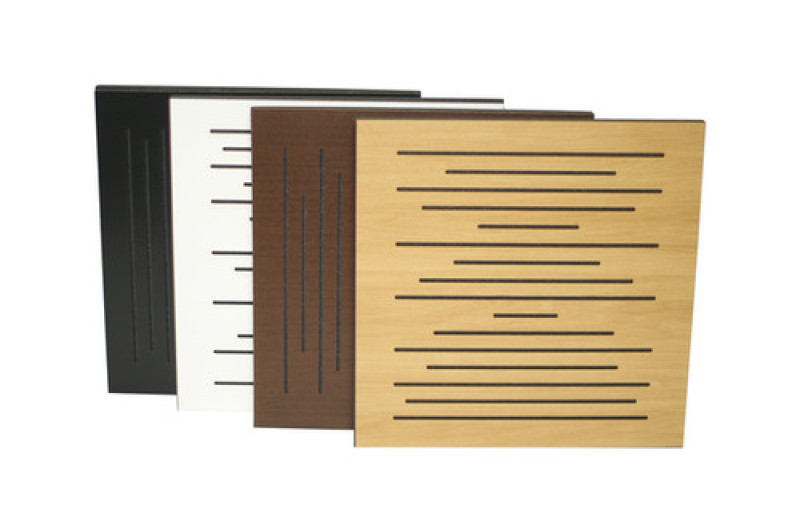 Acoustic panel Ecosound EcoPulse black 50x50 cm 73mm Black