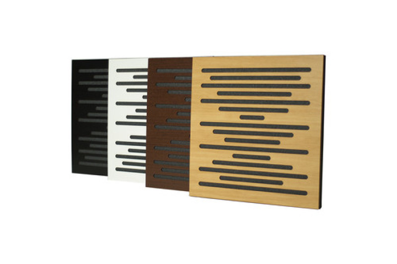 Acoustic panel Ecosound EcoWave black 50x50 cm 33mm Black