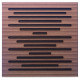 Акустическая панель Ecosound EcoWave Venge Contrast 50x50см 73мм цвет коричневый