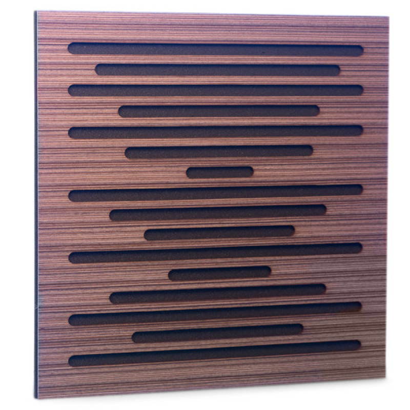Акустическая панель Ecosound EcoWave Venge Contrast 50x50см 73мм цвет коричневый