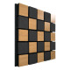 Акустическая панель Ecosound Tetras Acoustic Wood Cream 50x50см 73мм светлый дуб