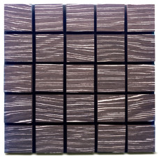 Акустическая панель Ecosound Tetras Wood Ebony&Ivory 50x50см 73мм Черный