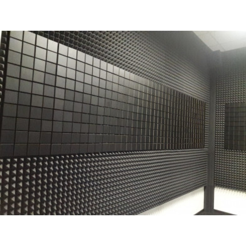 Acoustic foam panel Ecosound Tetras Gray 100x200cm, 70mm, grey