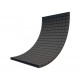 Acoustic foam panel Ecosound Tetras Black 100x200cm, 70mm, black