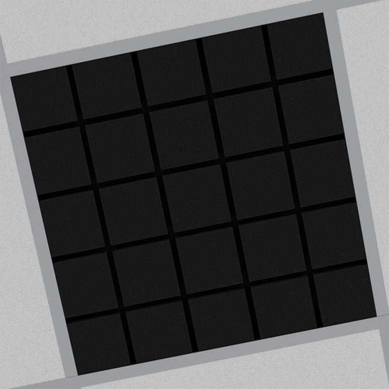 Акустическая плита для потолочных систем Ecosound Tetras Strong 25 мм серый