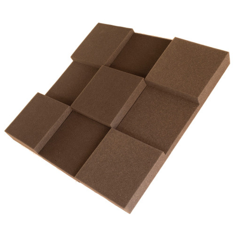 Ecosound Pattern 50mm acoustic foam panel, 50x50cm grey