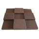 Ecosound Pattern 50mm acoustic foam panel, 50x50cm grey